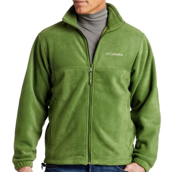 Columbia Granite Mountain Men's Full Zip Fleece Sweatshirt Jacket Green Size XL - Picture 1 of 10